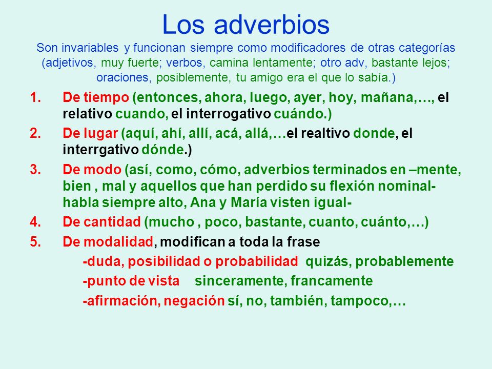 Adverbio interrogativo ejemplos